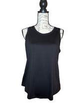 Tek Gear Size Medium Black Wicking Workout Tank Top NWT