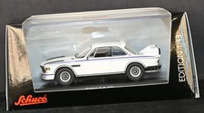 BMW 3.0 CSL White Race Version 1:43 Diecast Schuco Limited to 2000 Mint in box