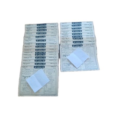 Lot Of 24 A.E.A. Tune Up System Specification Chart Cards 1960 1962 1964 1965