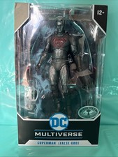DC Multiverse Mcfarlane Batman Vs Superman False God Superman Platinum Edition