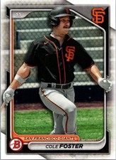 2024 Bowman #BP-83 Cole Foster Prospects