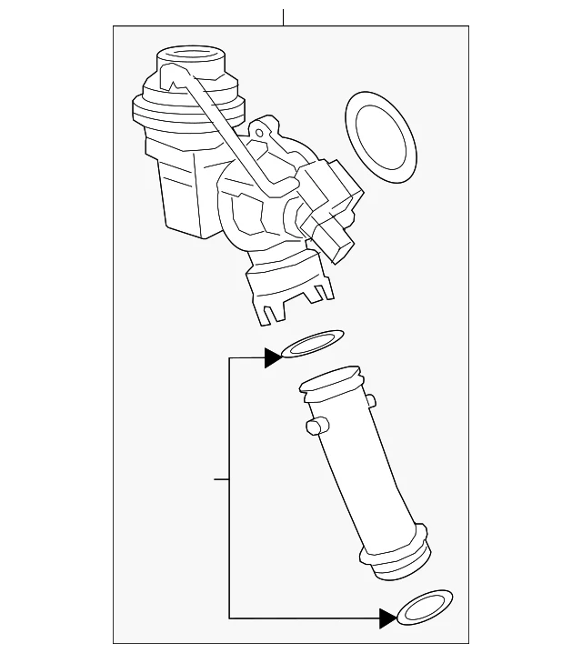Genuine Audi Valve Assembly 079-121-678-K - Image 4 of 4