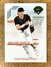 2025 Panini Prospect Edition Green Foil Walker Martin #103 San Francisco Giants
