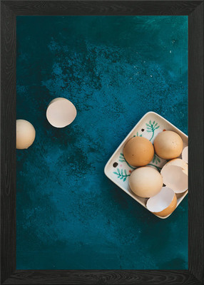 Eier gerahmtes Wandbild Poster Leinwanddruck Bild