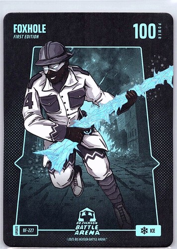 2025 Bo Jackson Battle Arena Alpha Update - Foxhole #BF-227 Ice Battlefoil