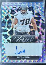 2025 Panini Mosaic - Juice Scruggs Scripts Mosaic Prizm Auto #SCR-JSS Texans
