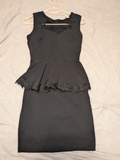 Black Smart Universal Size Dresses.Size 8,10. Party,Club,Various Occasions,Dinne