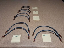 Sheer Sound RCA  10 Jumper Interconnect  Patch Cables - 5 Pairs!