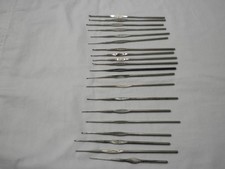 Vintage Crochet Hooks Lot of 20 Steel Boye Susan Bates Lee Wards Bucilla