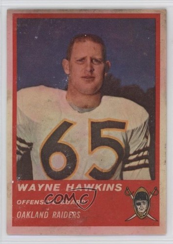 Wayne Hawkins #61 1963 Fleer card