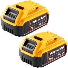 For DeWalt 20 Volt Max XR 8.0AH Lithium Ion Battery 20V DCB206-2 DCB200 8Ah USA
