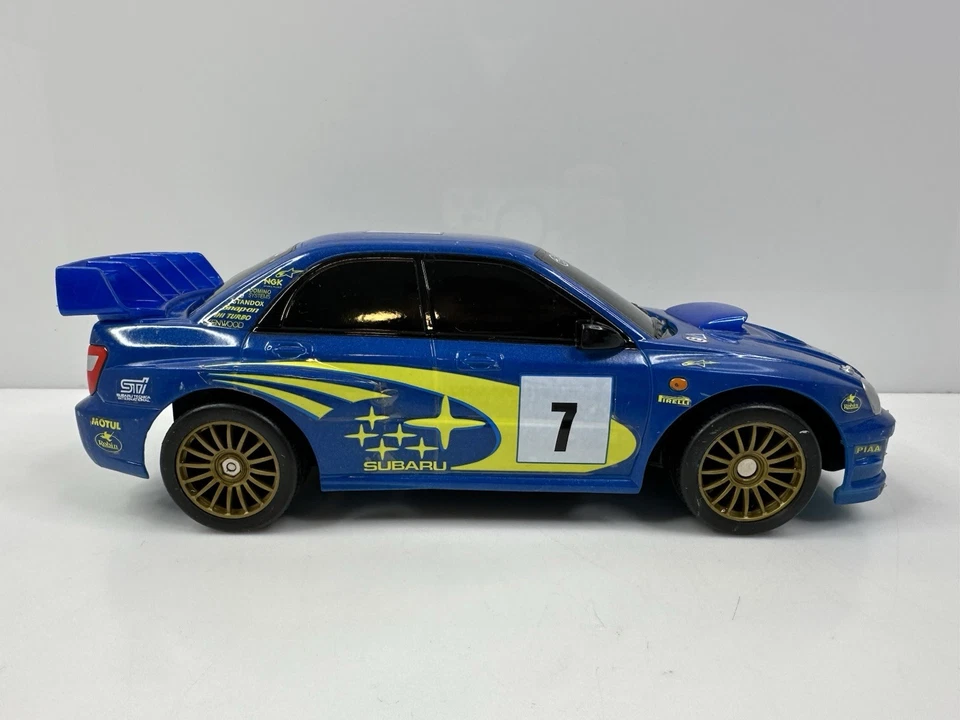 2006 Tyco Subaru Impreza WRX RC Car #7 WRC Blue HTF - Image 4 of 4
