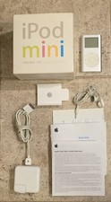 Apple iPod Mini 4GB Silver Original Box A1051 M9160LL/A 2004 MISSING CD TESTED