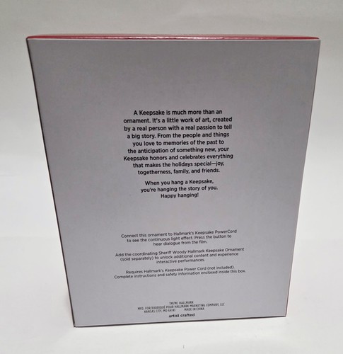 Hallmark Keepsake 2025 Storyteller Disney Toy Story Buzz Lightyear - Picture 2 of 5
