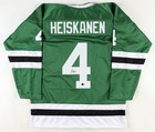 Miro Heiskanen Signed Custom Dallas Stars Green Retro Hockey Jersey (Beckett) — photo 1