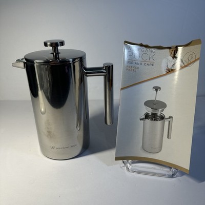 Wolfgang Puck Stainless Steel French Press Coffee Maker NEW OPEN BOX
