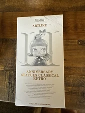 Pop Mart Molly Artline Anniversary Statues Classical Retro Blind Box New Sealed