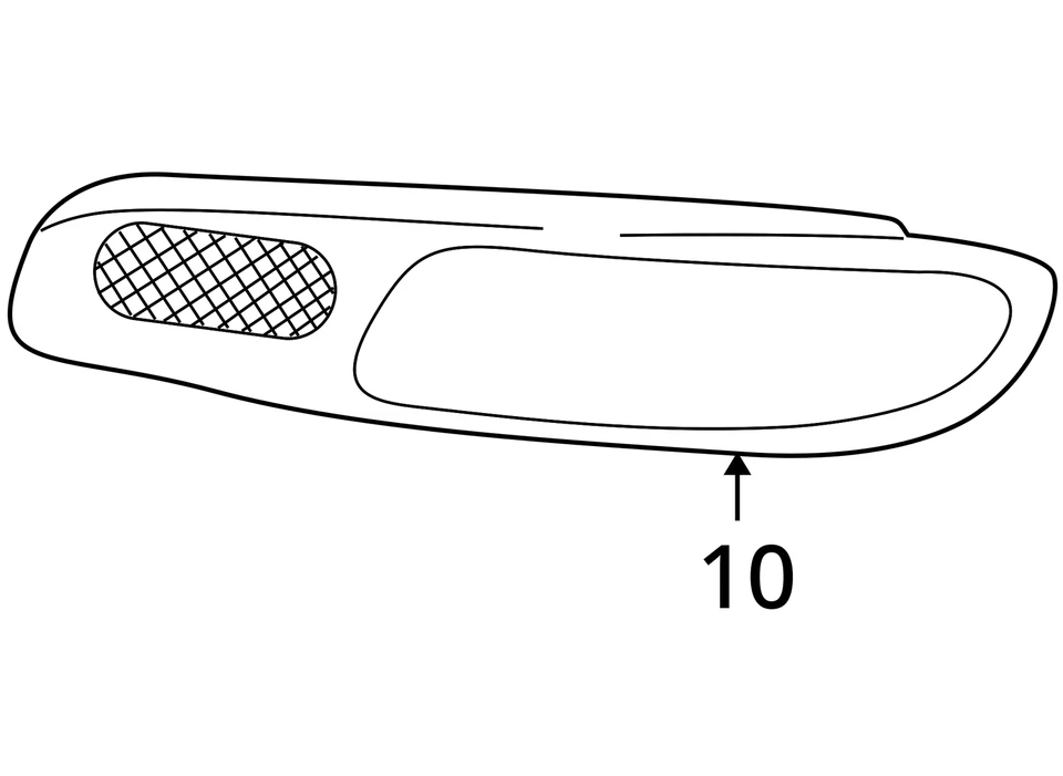 2002-2004 CHEVROLET GMC TRAILBLAZER EXT TRAILBLAZER BEZEL ASM HDLP 15015697 NOVO - Imagem 3 de 3
