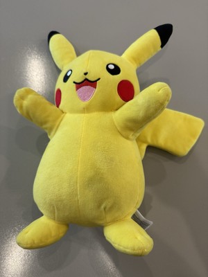 Pokemon Pikachu Talking & Light Up Power 13  Plush Stuffed WCT Clean/Working