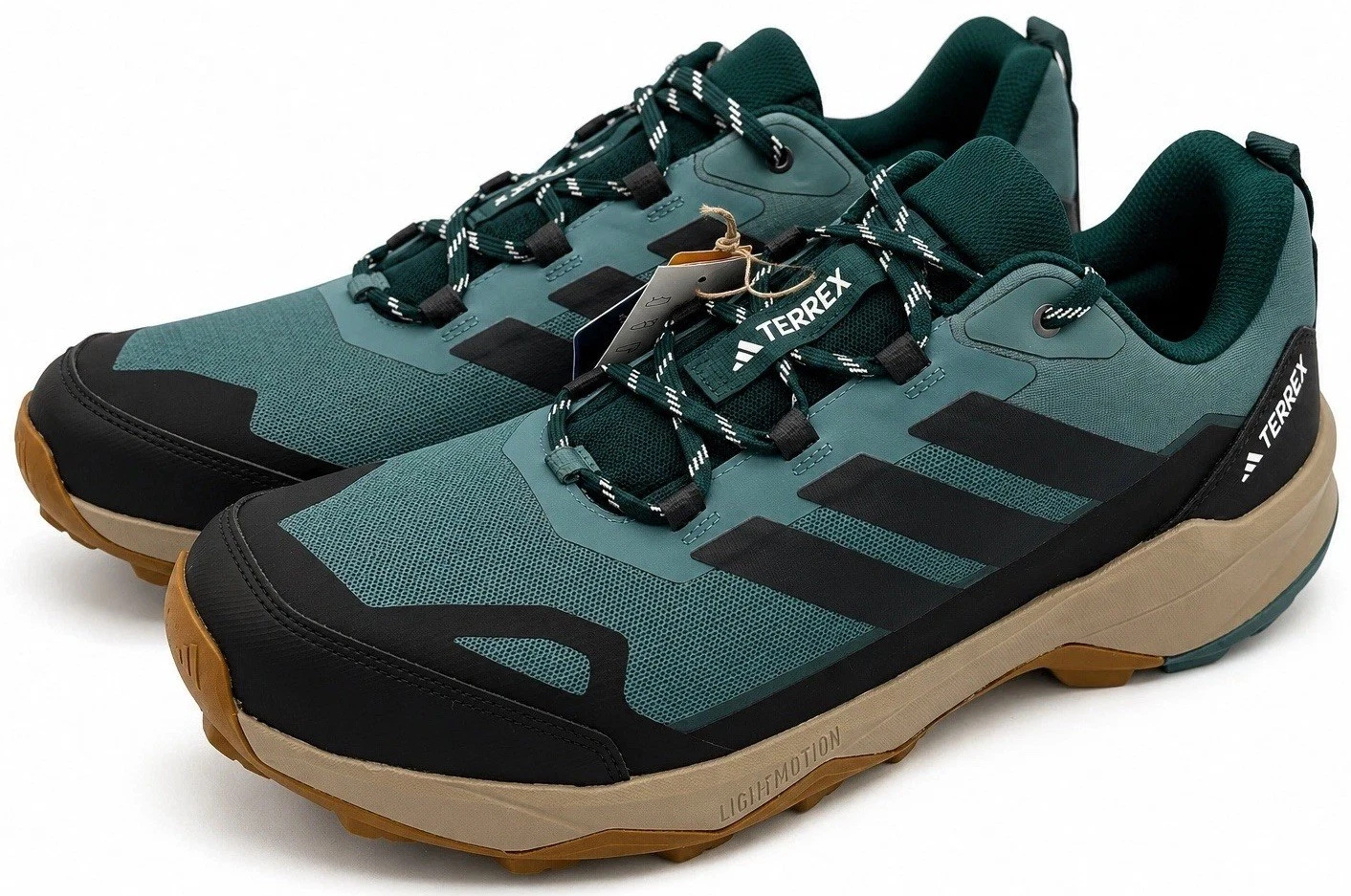 Adidas Terrex Skychaser AX5 Men's Size 15 Black Turquoise Hiking Shoes JQ2214