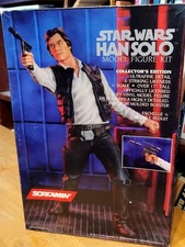 VINTAGE 1993 SCREAMIN PRODUCTS STAR WARS HANS SOLO MODEL 1/4 FIGURE KIT IN BOX