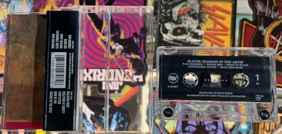 Slayer- Seasons In The Abyss Cassette Tape (SR) - Image 4 of 4