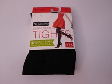 New No Nonsense Ultra Smooth Tights Super Opaque Control Top Black Large