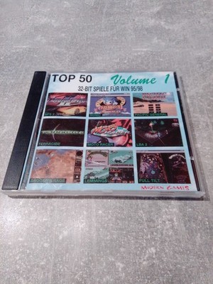 Pc Spiel Top 50 Volume 1 mit 32-Bit Spiele für Win 95/98 Modern Games