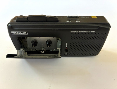 Precision VCO Kassettenspieler & Recorder Two Speed Aufnahme CUE/REV Schwarz