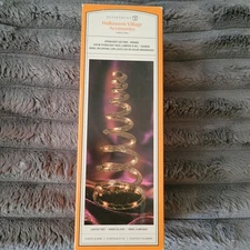 Dept 56 SPIRALIGHT LED TREE, Orange Halloween Village Accessory 6014534 NEW 2024
