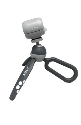 JOBY HandyPod Clip Tripod Cell Phone Mount Foldable Table Top Grey Vlog Camera