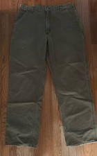Vintage Carhartt Dungaree Carpenter Pants Brown 38x34 14806