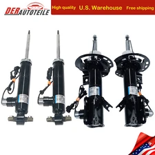 2* Front strut 2* Rear shock absorber ELECTRIC for 13-17 Lincoln MKZ Ford Fusion