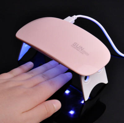 Portable 6W Mini LED CCFL Nail Dryer Curing Lamp Machine for UV Gel Nail Polish