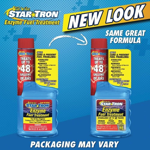 All-in-One Gas Additive: Star Tron Enzyme Fuel Treatment, 8 Fl Oz - Made in USA - Picture 7 of 8