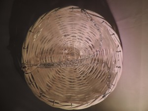 blumenampel weidenkorb