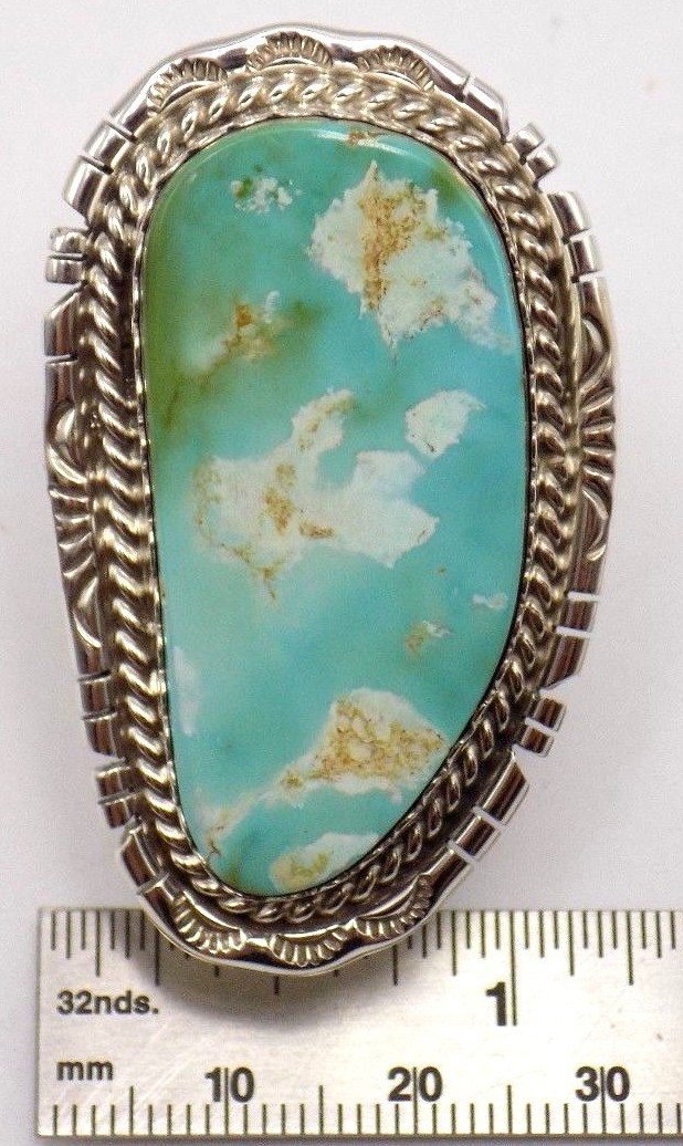 アクセサリー Silver + Royston Turquoise Ring Navajo add0903d-68b5-52eb-a117-