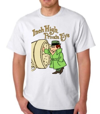 INCH HIGH PRIVATE EYE T-SHIRT CARTOON HANNA BARBERA EXCLUSIVE