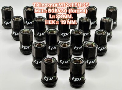 TPI (NOX NUT) M12x1.5 (50BV30 chrome Vanadium) forged 20 pc. | eBay