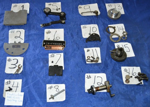 FRANKLIN ROTARY MODEL 117.1131 SEWING MACHINE ORIGIAL VINTAGE PARTS COLOR BLACK