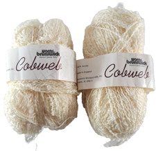 NEW Brunswick Cobweb Yarn 2 Skeins White Acry...