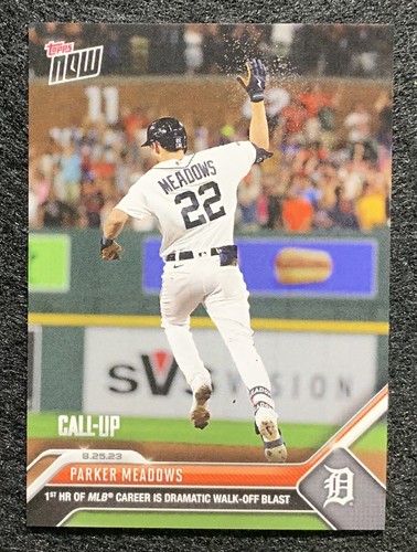 2023 Topps Now 761 Parker Meadows