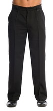 Banned GET IN LINE Spitzbundhose HOCHBUND Retro TROUSERS Hose Schwarz Rockabilly