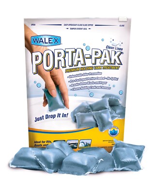 PORTA-PAK Clean Leinenduft! Einschubbeutel (10) Kassette Wohnmobil Toilette Chemie