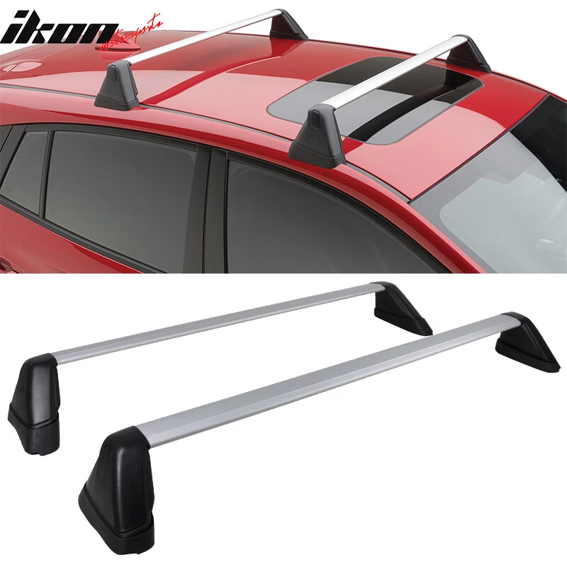 Fits 08-14 Subaru Impreza WRX STI Roof Rack Cross Bar OE Style Aluminum Pair 2PC