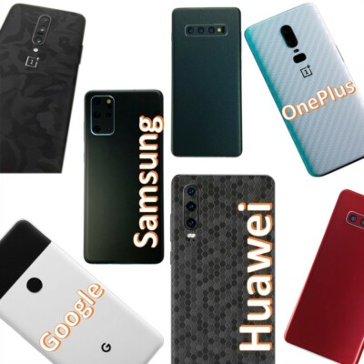 Samsung Huawei OnePlus Xiaomi Google 6 Mi Skin Wrap Folie 3M Case Schutzfolie 