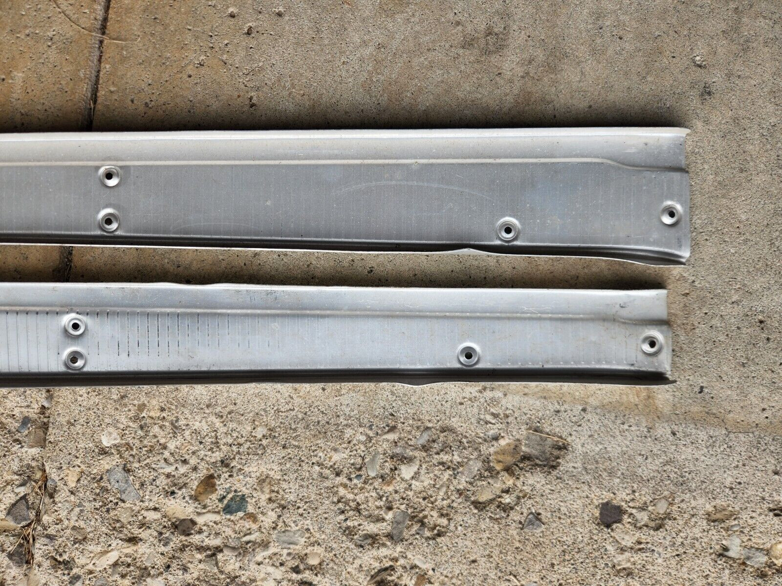 VINTAGE 19555657 FORD THUNDERBIRD DOOR SILL SCUFF PLATES eBay