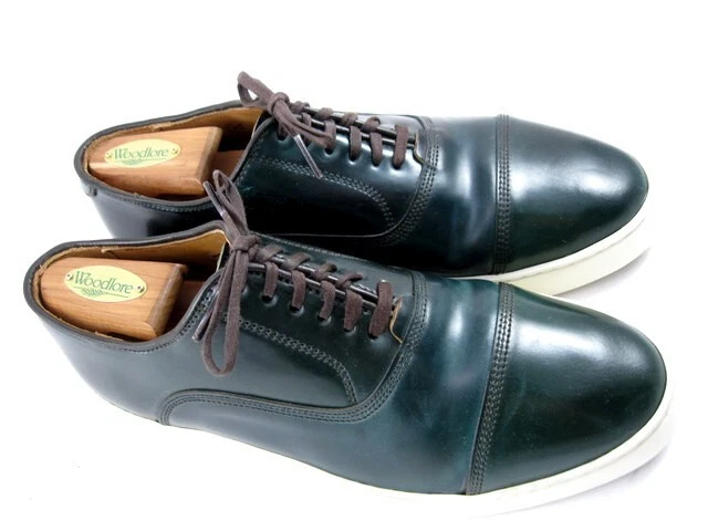 Allen Edmonds "PARK AVENUE 2.0" Zapatillas Oxford 7 D Verde CÁSCARA CORDOBÉS (503N) Foto 3 de 4