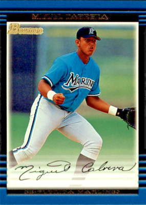 2002 Bowman Baseball Miguel Cabrera RC #245 NM/MT FLORIDA MARLINS
