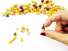 Dollhouse Miniature Food Lot 50 Mixed Assorted Color Cupcake WHOLESALE 4409